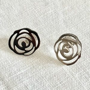 Tous silver flower earrings
